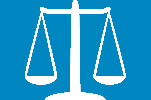 Ícone de legislação com a balança de pesos.